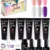 Miss Jules® Luxe Complete Polygel Kit - Polygel Nagels Starterspakket - 6 Kleuren - Perfecte Combinatie Gellak & Acryl - Incl. UV LED Lamp & Instructievideo (NL) -Nagelbenodigdheden 1005x1200