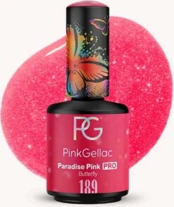 Pink Gellac - Paradise Pink - Gellak - Vegan - Roze - Glanzend - 15ml -Nagelbenodigdheden 1009x1200