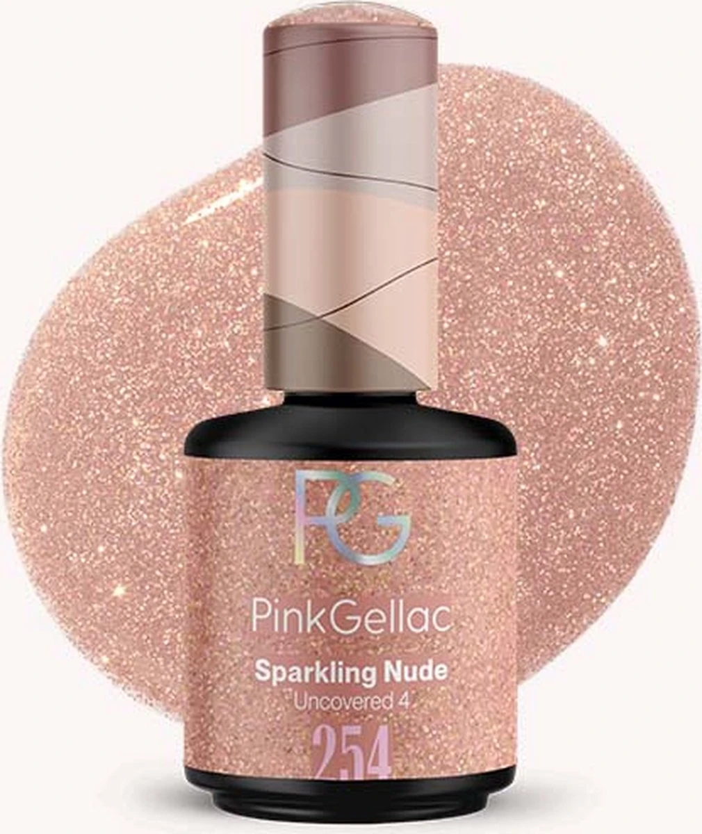 Pink Gellac - Sparkling Nude - Gellak - Vegan - Lichtroze - Glitter Finish - 15 ml Pink Gellac - Sparkling Nude - Gellak - Vegan - Lichtroze - Glitter Finish - 15 Ml -Nagelbenodigdheden 1010x1200 1