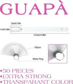 GUAPÀ Kleuren Waaier - Nagel Display Transparant - 50 Stuks - High Quality Color Ring 3 GUAPÀ Kleuren Waaier - Nagel Display Transparant - 50 Stuks - High Quality Color Ring -Nagelbenodigdheden 1033x1200 2