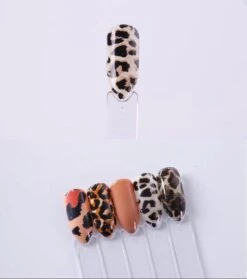 Merkloos EPIN | Panter Print Nagel Stickers | Nagel Folie | 4 Verschillende Panter Print Vellen | Exclusief Lijm | 4 Vel | 20x4 CM -Nagelbenodigdheden 1064x1200 4