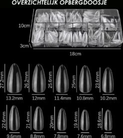 Joyage Nagel Tips Transparant Oval - 500 Stuks - Nagel Tips Transparant – Nageltips Voor Gelnagels – Nagel Tips Acryl – Transparante Nageltips – Transparante Nagels – Fake Nails Clear - Kunstnagels - Nepnagels -Nagelbenodigdheden 1065x1200 1