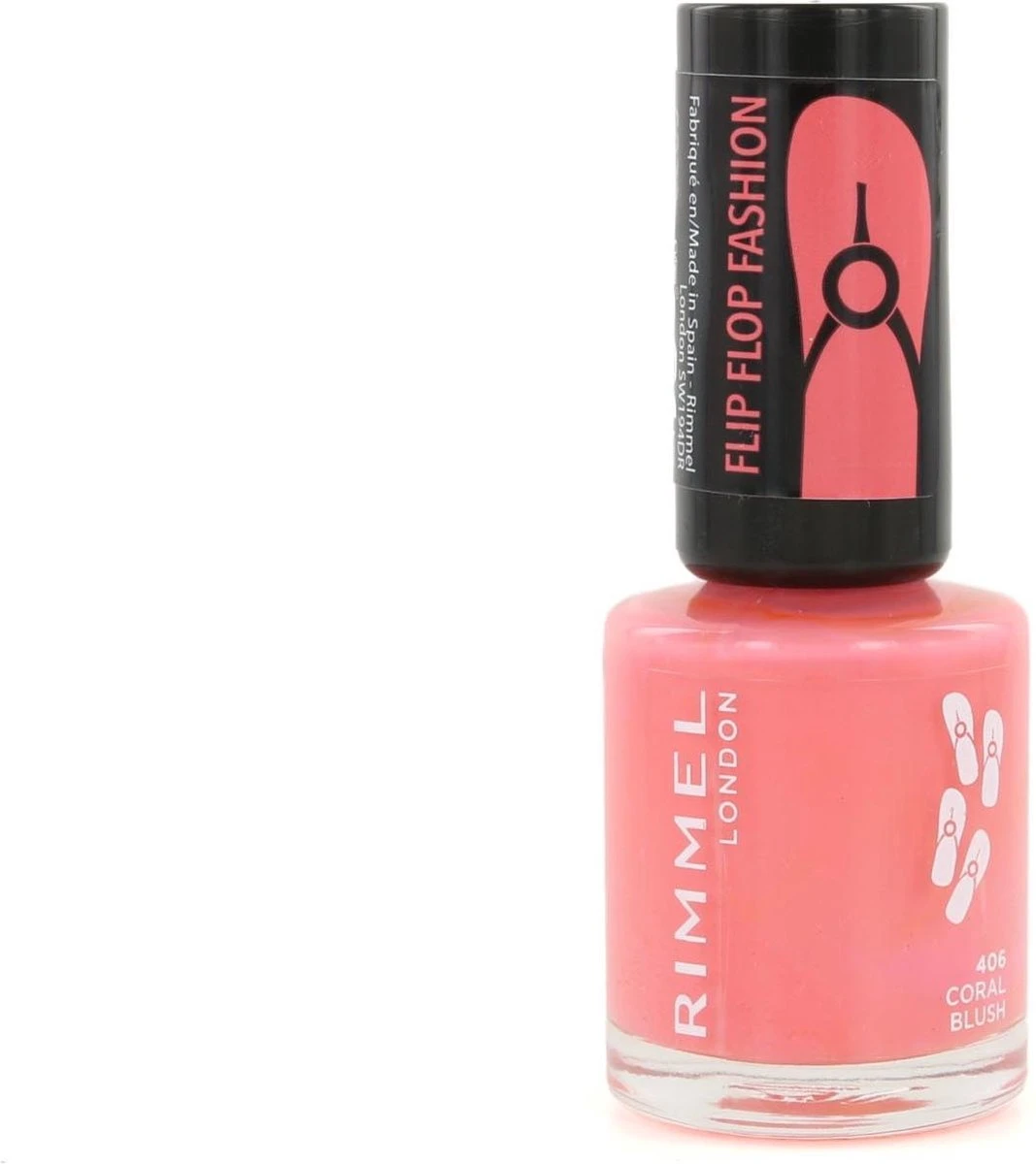 Rimmel 60 Seconds Nagellak - 406 Coral Blush Rimmel London Rimmel 60 Seconds Nagellak - 406 Coral Blush -Nagelbenodigdheden