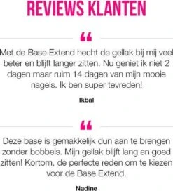 Pink Gellac - Base Extend - Base Coat Gellak - Snel Afweekbaar - 15 Ml -Nagelbenodigdheden 1089x1200