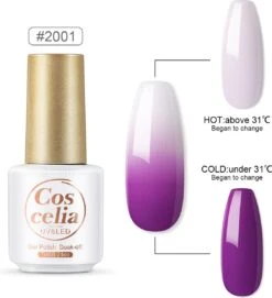 10 Temperatuur Veranderende Kleuren Gellak - Gel Nagellak - Gellakset - Nagelset - Temperature Change Nail Polish - Manicureset - 10 Kleuren Gel Polish - Gelnagels - Nagellak - Gelnagel Kit -Nagelbenodigdheden 1093x1200 3
