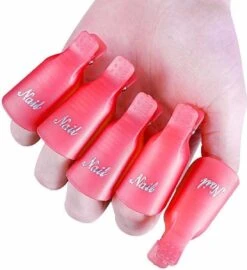 Nagellak Remover Clips | Nagelclips | 10 Stuks | Alles Kleuren -Nagelbenodigdheden 1096x1200