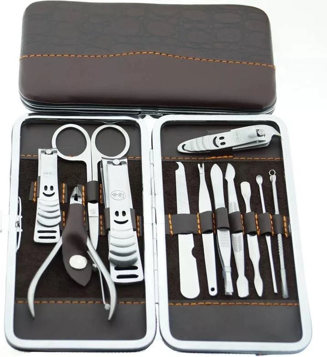 12-delige Luxe Manicureset ncl etui Nagelset - Nagelverzorging set - Reisset - Manicure set & Pedicur -Nagelverzorging set 12-delige Luxe Manicureset Ncl Etui Nagelset - Nagelverzorging Set - Reisset - Manicure Set & Pedicur -Nagelverzorging Set -Nagelbenodigdheden