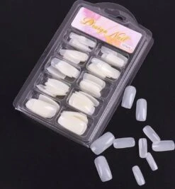 Merkloos Nageltips Set - 100 Stuks - Wit - French Nail Acryl Nails