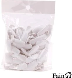 Oefen Nagels - 100 Stuks – Wit – Nailtrainer Tips - Nailtrainer Nagel Oefenhand - Oefenhand Voor Nagels – Nagel Oefenhand – Nailtrainer Refill – Nagel Bedjes Oefenhand -Nagelbenodigdheden 1117x1200 1