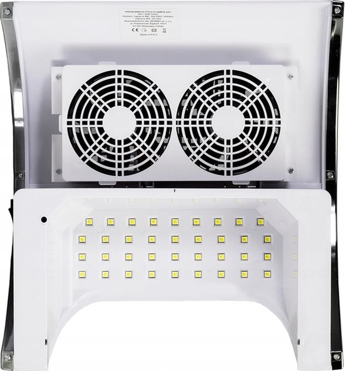 UV/LED lamp - 80W - Inclusief Afzuiging - Wit - Timer - 2 in 1 Nagellamp - Gellak - Salon - Nagelsalon - Afzuiger Nagels - Nagellamp - Nageldroger - UV Lamp - Led Lamp Merkloos UV/LED Lamp - 80W - Inclusief Afzuiging - Wit - Timer - 2 In 1 Nagellamp - Gellak - Salon - Nagelsalon - Afzuiger Nagels - Nagellamp - Nageldroger - UV Lamp - Led Lamp -Nagelbenodigdheden 1118x1200 2