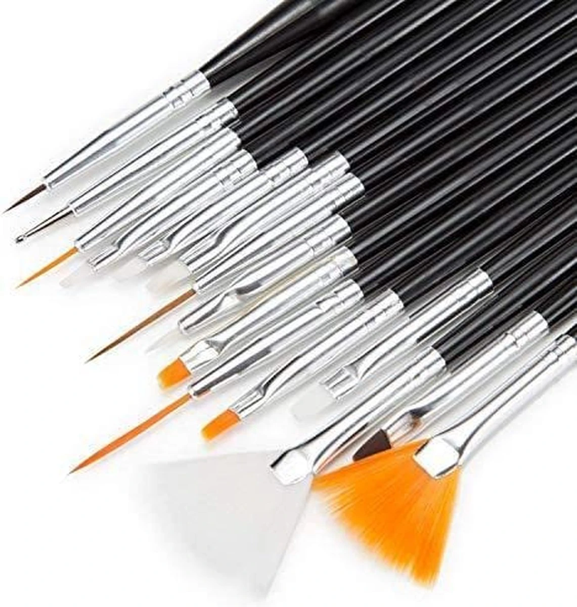 Fabyan Nail Art Brushes - Set van 15 - Nagel kwastjes - Nail Art Penselen - Kunstnagels - Gel Nagels - Acryl Nagels - Nagel Kunst Fabyan Nail Art Brushes - Set Van 15 - Nagel Kwastjes - Nail Art Penselen - Kunstnagels - Gel Nagels - Acryl Nagels - Nagel Kunst -Nagelbenodigdheden 1141x1200 4