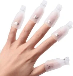 Nagellak Remover Clips Set - Soak Off Clips - Gellak Verwijderen - Soak Off Nailclips - Wit 3 Nagellak Remover Clips Set - Soak Off Clips - Gellak Verwijderen - Soak Off Nailclips - Wit -Nagelbenodigdheden 1146x1200 2