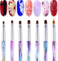 Elysee Beauty 7 Penselen Set Voor Nagel Gel En Polygel - Nagel Kwasten - Nail Brush 4 Elysee Beauty 7 Penselen Set Voor Nagel Gel En Polygel - Nagel Kwasten - Nail Brush -Nagelbenodigdheden 1147x1200 2
