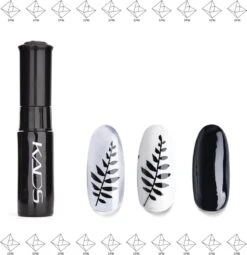 Merkloos EPIN | Stempel Nagellak | Nagellak Voor Stempel | Nail Art | 10 ML | ZWART