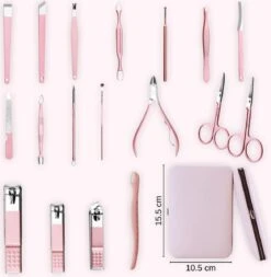 ⭐ATV PERFECTUM Luxe 18-delige - Manicure Set - Met Lederen Opbergetui - Manicureset - Nagelschaartje - Manicuresetje 11 ⭐ATV PERFECTUM Luxe 18-delige - Manicure Set - Met Lederen Opbergetui - Manicureset - Nagelschaartje - Manicuresetje -Nagelbenodigdheden 1171x1200 5