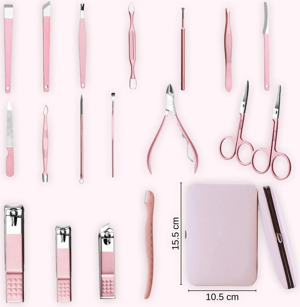 ⭐ATV PERFECTUM Luxe 18-delige - Manicure Set - met Lederen Opbergetui - Manicureset - Nagelschaartje - manicuresetje ⭐ATV PERFECTUM Luxe 18-delige - Manicure Set - Met Lederen Opbergetui - Manicureset - Nagelschaartje - Manicuresetje -Nagelbenodigdheden 1171x1200 5