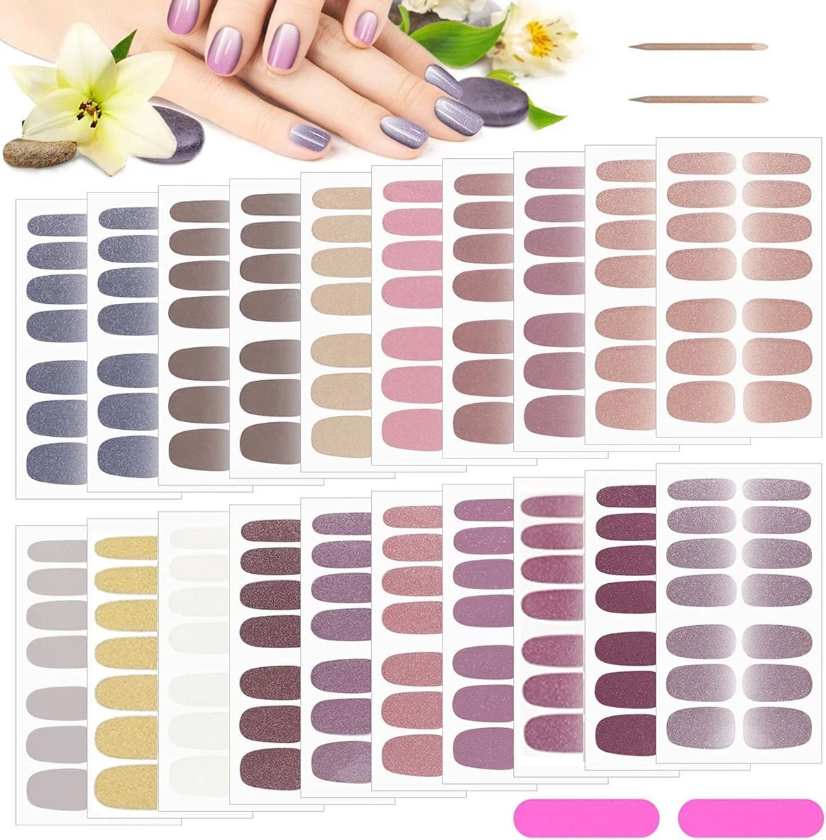 GUAPÀ® Nagelstickers & Nail wraps - Nail Art - Nagel Folie - Diverse kleuren Nail Wrap - 20 Vellen Nagelstickers GUAPÀ® Nagelstickers & Nail Wraps - Nail Art - Nagel Folie - Diverse Kleuren Nail Wrap - 20 Vellen Nagelstickers -Nagelbenodigdheden 1180x1200 12