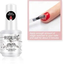 Rosalind Magische Gellak Remover Set - Inclusief Stalen Bokkenpootje - 15 Ml Nail Polish Remover -Nagelbenodigdheden 1182x1200