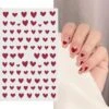 PRO-Deals | Nagelstickers | Tijdelijk X 2 | Unieke Nagel Stickers | Hartjes Rood Wit | Nail Art 3D Stickers | Nagelstickers | Nagel Decoratie | 2 X Nagelstickers Vel | Nagelplakkers -Nagelbenodigdheden 1185x1200 4