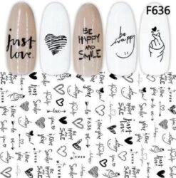 GUAPÀ - Nail Art 3D Nagel Stickers Set Met Een Top Coat Voor Goede Hechting - Nagel Decoratie & Versiering Folie - 6 Sticker Vellen Met Top Coat 5 GUAPÀ - Nail Art 3D Nagel Stickers Set Met Een Top Coat Voor Goede Hechting - Nagel Decoratie & Versiering Folie - 6 Sticker Vellen Met Top Coat -Nagelbenodigdheden 1187x1200 10