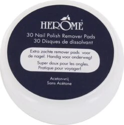 Herome Combi-Pack Caring Nail Polish Remover Duo - 1x Nagellakremover 120ml & 1x Caring Nail Polish Remover Pads 30 -Nagelbenodigdheden 1191x1200 1