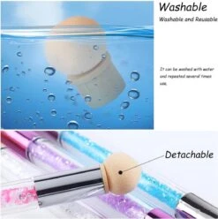 GUAPÀ - Nail Art Blooming Spons & Stempel Penseel Voor Het Maken Van Babyboom En Holografisch Effecten Op Je Nagels - Kleur Roze 7 GUAPÀ - Nail Art Blooming Spons & Stempel Penseel Voor Het Maken Van Babyboom En Holografisch Effecten Op Je Nagels - Kleur Roze -Nagelbenodigdheden 1194x1200 4