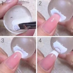 Merkloos Jinius ® - Nagelstempel Doorzichtig - Dubbele Siliconen Gel Stamper - French Manicure Tip Stempel - Nagelstempel Met Schraper - Nail Art Jelly Stamp - Nagel Stempel Kussen -Nagelbenodigdheden 1195x1200 9