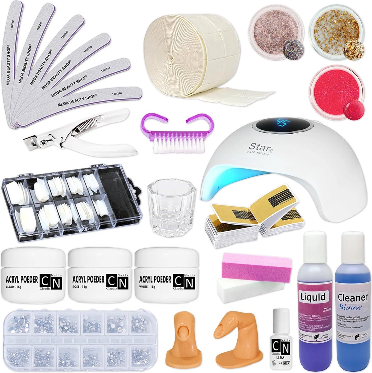 Professionele Acryl Set met lamp nr.2- Acryl starter kit/Acryl pakket/Acryl nagels/Acrylpoeder/Liquid Professionele Acryl Set Met Lamp Nr.2- Acryl Starter Kit/Acryl Pakket/Acryl Nagels/Acrylpoeder/Liquid -Nagelbenodigdheden 1196x1200 11