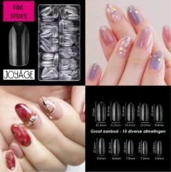 Joyage Nagel Tips Transparant Oval - 500 Stuks - Nagel Tips Transparant – Nageltips Voor Gelnagels – Nagel Tips Acryl – Transparante Nageltips – Transparante Nagels – Fake Nails Clear - Kunstnagels - Nepnagels -Nagelbenodigdheden 1197x1200 10