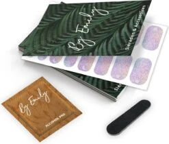 By Emily - Nagel Wrap - | Galaxy Dream | 16 Stickers | Nail Wrap | Nail Art | Trendy | Design | Nagellakvrij | Eenvoudig | Nagel Wrap | Nagel Stickers | Folie | Zelfklevend | Sjablonen -Nagelbenodigdheden 1200x1020 1