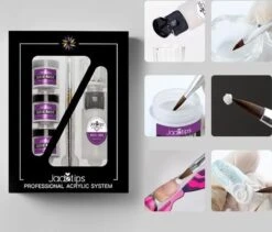 Acrylnagels Set | Nail Art | Liquid MMA Free | Wit, Roze & Transparant -Nagelbenodigdheden 1200x1027 1