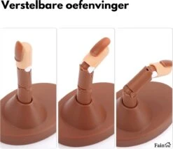 Oefenhand Voor Nagels – Nail Trainer Vinger – All-in-1 Set – Incl. 80 Kunstnagels – Nail Art – Nagel Set – Nail Trainer Hand -Nagelbenodigdheden 1200x1038 1