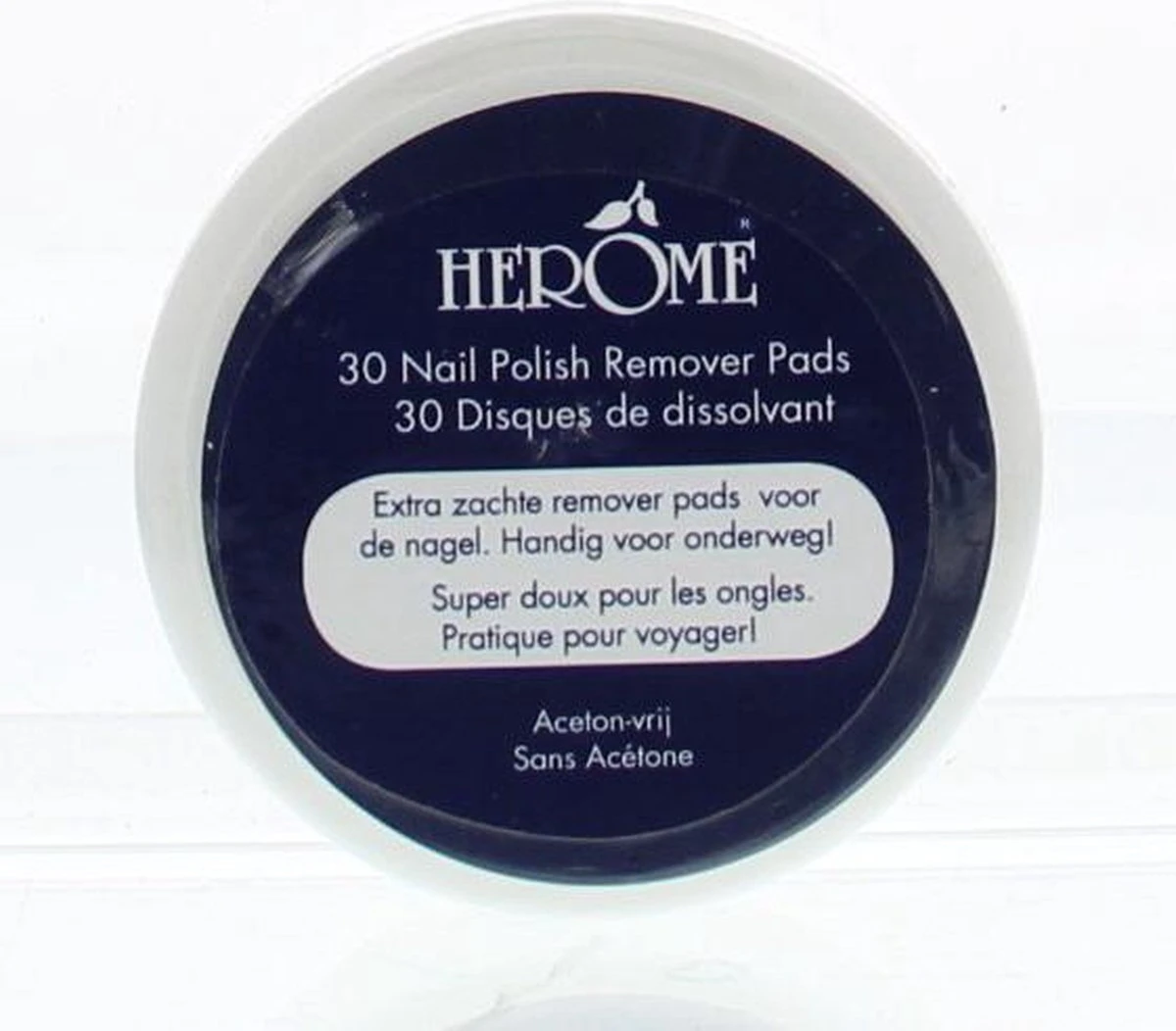 Herome Nagellakremover pads - Nagellakverwijderaar Pads - Acetonvrij, Mild Reinigend en Droogt Niet Uit - handig voor onderweg Travelsize- 30 pads Herome Nagellakremover Pads - Nagellakverwijderaar Pads - Acetonvrij, Mild Reinigend En Droogt Niet Uit - Handig Voor Onderweg Travelsize- 30 Pads -Nagelbenodigdheden