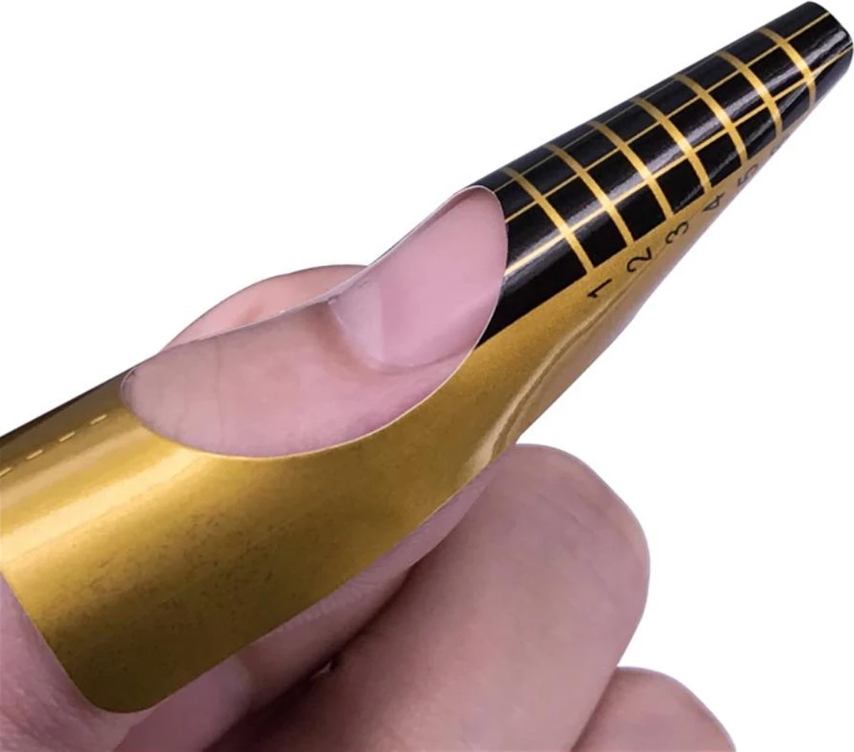 Hiden | Nagel sjablonen - Nail Art - Beauty & Make-up - French Manicure - Goud | 100 stuks Merkloos Hiden | Nagel Sjablonen - Nail Art - Beauty & Make-up - French Manicure - Goud | 100 Stuks -Nagelbenodigdheden 1200x1056 2