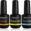 MURLEY’s Primer Base Coat Top Coat 3 In 1 Set Voor Gellak Polygel Acryl Basecoat & Topcoat - 3x 15ml - Gel Nagellak - Gelnagellak - UV / LED Lamp Gelnagels 1 MURLEY’s Primer Base Coat Top Coat 3 In 1 Set Voor Gellak Polygel Acryl Basecoat & Topcoat - 3x 15ml - Gel Nagellak - Gelnagellak - UV / LED Lamp Gelnagels -Nagelbenodigdheden 1200x1064