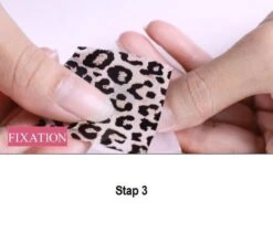Merkloos EPIN | Panter Print Nagel Stickers | Nagel Folie | 4 Verschillende Panter Print Vellen | Exclusief Lijm | 4 Vel | 20x4 CM -Nagelbenodigdheden 1200x1069