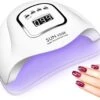 Merkloos Krachtige - 150 Watt UV LED Lamp Nagels - 45 Leds Nagellamp - Wit -Nagelbenodigdheden 1200x1081 1