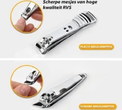 Merkloos Luxe Manicure En Pedicure Set - 12-delige Nagelverzorging - Manicureset Met Nagelknipper - Nagelschaar - Incl. Opbergetui 4 Merkloos Luxe Manicure En Pedicure Set - 12-delige Nagelverzorging - Manicureset Met Nagelknipper - Nagelschaar - Incl. Opbergetui -Nagelbenodigdheden 1200x1088 2