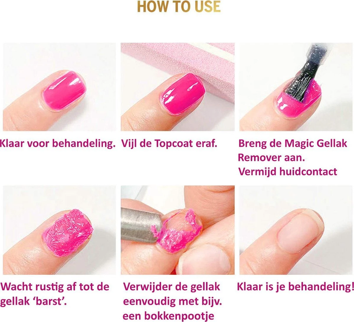 Premium Magic Soak Off Gellak Remover Premium Magic Soak Off Gellak Remover -Nagelbenodigdheden 1200x1090 1