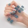 Merkloos Luxe Nagelstickers - Nepnagels - Plaknagels Zelfklevende - Nagelstickers - Kunstnagels - 14 Stuks - Bluegold -Nagelbenodigdheden 1200x1104 4