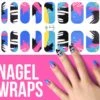 By Emily - Nagel Wrap - | The Artist | 16 Stickers | Nail Wrap | Nail Art | Trendy | Design | Nagellakvrij | Eenvoudig | Nagel Wrap | Nagel Stickers | Folie | Zelfklevend | Sjablonen
