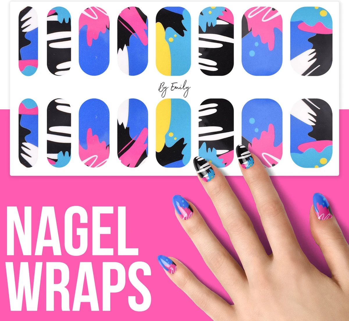 By Emily - Nagel wrap - | The Artist | 16 stickers | Nail wrap | Nail art | Trendy | Design | Nagellakvrij | Eenvoudig | Nagel wrap | Nagel stickers | Folie | Zelfklevend | Sjablonen By Emily - Nagel Wrap - | The Artist | 16 Stickers | Nail Wrap | Nail Art | Trendy | Design | Nagellakvrij | Eenvoudig | Nagel Wrap | Nagel Stickers | Folie | Zelfklevend | Sjablonen -Nagelbenodigdheden 1200x1104 6