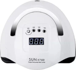 Victoria Nails Pro - 180W/57 LEDs - 2 In 1 UV/LED Lamp -SUN X7 MAX-Manicure/Pedicure Handen En Voeten - Gellak - Gelnagels - Acrylnagels - Top Coat - Matte Top Coat - Led Nagellamp - Uv Nagellamp - Nagels - Nagellak Droger - Tafellamp - Nageldroger -Nagelbenodigdheden 1200x1108