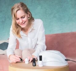 Miss Jules - 6-Delige Gellak Starterspakket - Nagellak - Kleur Roze & Glitter - Glanzend & Dekkend Resultaat -Nagelbenodigdheden 1200x1110