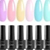 Lovae Cosmetics Gellak - 6-delige Set - Gel Nagellak - Creamy Pastel - Gellac - 8ML -Nagelbenodigdheden 1200x1111 4