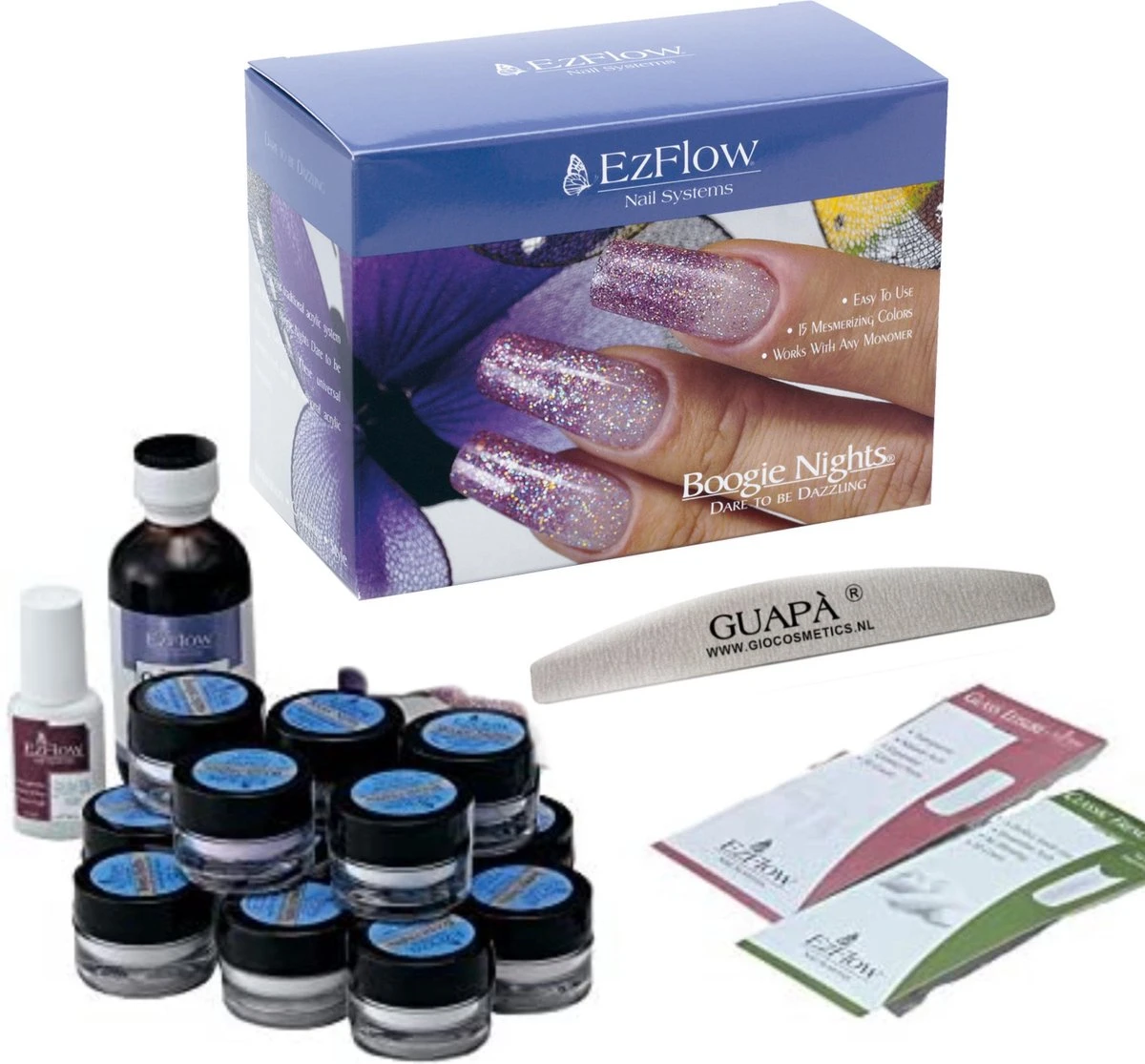 GUAPÀ® Acryl Nagels Starterspakket 15 Kleuren Glitter Poeders Acryl - Acryl Nagels Starter Kit - Nail Art Set | Dare to be Dazzling GUAPÀ® Acryl Nagels Starterspakket 15 Kleuren Glitter Poeders Acryl - Acryl Nagels Starter Kit - Nail Art Set | Dare To Be Dazzling -Nagelbenodigdheden 1200x1115 1