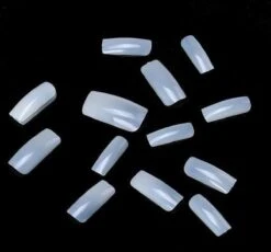 Merkloos 100 Nageltips Naturel - Kunstnagels Nepnagels Set Van 100 Stuks Diverse Maten -Nagelbenodigdheden 1200x1119 1