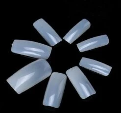 Merkloos 100 Nageltips Naturel - Kunstnagels Nepnagels Set Van 100 Stuks Diverse Maten -Nagelbenodigdheden 1200x1119 2