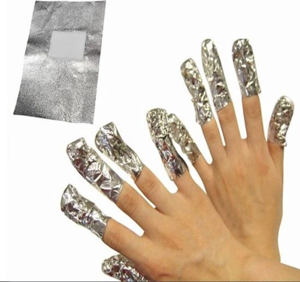 100 Stuks Gellak Remover Pads Aluminiumfolie / Gel Nagel Lak Nagellak Verwijderaar / Soak Off Remove Verwijderen 100 Stuks Gellak Remover Pads Aluminiumfolie / Gel Nagel Lak Nagellak Verwijderaar / Soak Off Remove Verwijderen -Nagelbenodigdheden