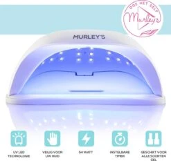 Murley’s Pro Dual Nagellamp Gellak Nageldroger - UV LED Nagel Lamp - 54 Watt - 36 LED’s 5 Murley’s Pro Dual Nagellamp Gellak Nageldroger - UV LED Nagel Lamp - 54 Watt - 36 LED’s -Nagelbenodigdheden 1200x1134 3